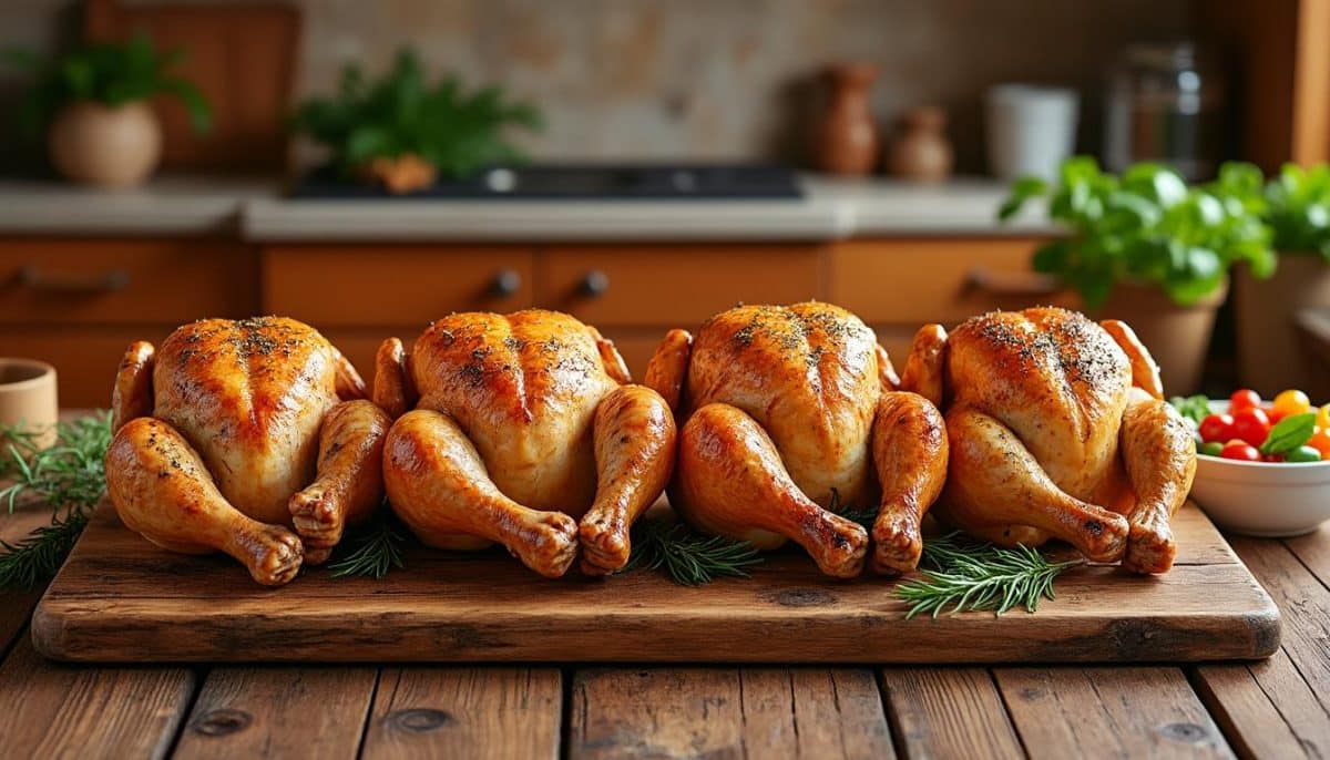 découvrez nos 6 recettes irrésistibles de poulet rôti, où la chair juteuse et savoureuse ravira vos papilles. parfaites pour toutes les occasions, ces délicieuses préparations vous feront redécouvrir le plaisir du poulet rôti.