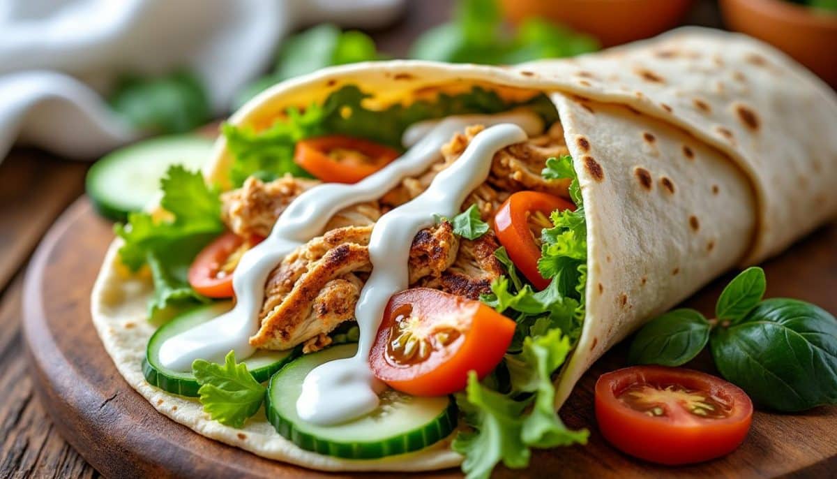 découvrez 7 délicieuses recettes de wraps au poulet qui transformeront vos pauses déjeuner en un festin express. faciles à préparer et pleines de saveurs, ces recettes sont idéales pour un lunch rapide et savoureux, parfaites pour les gourmets pressés !