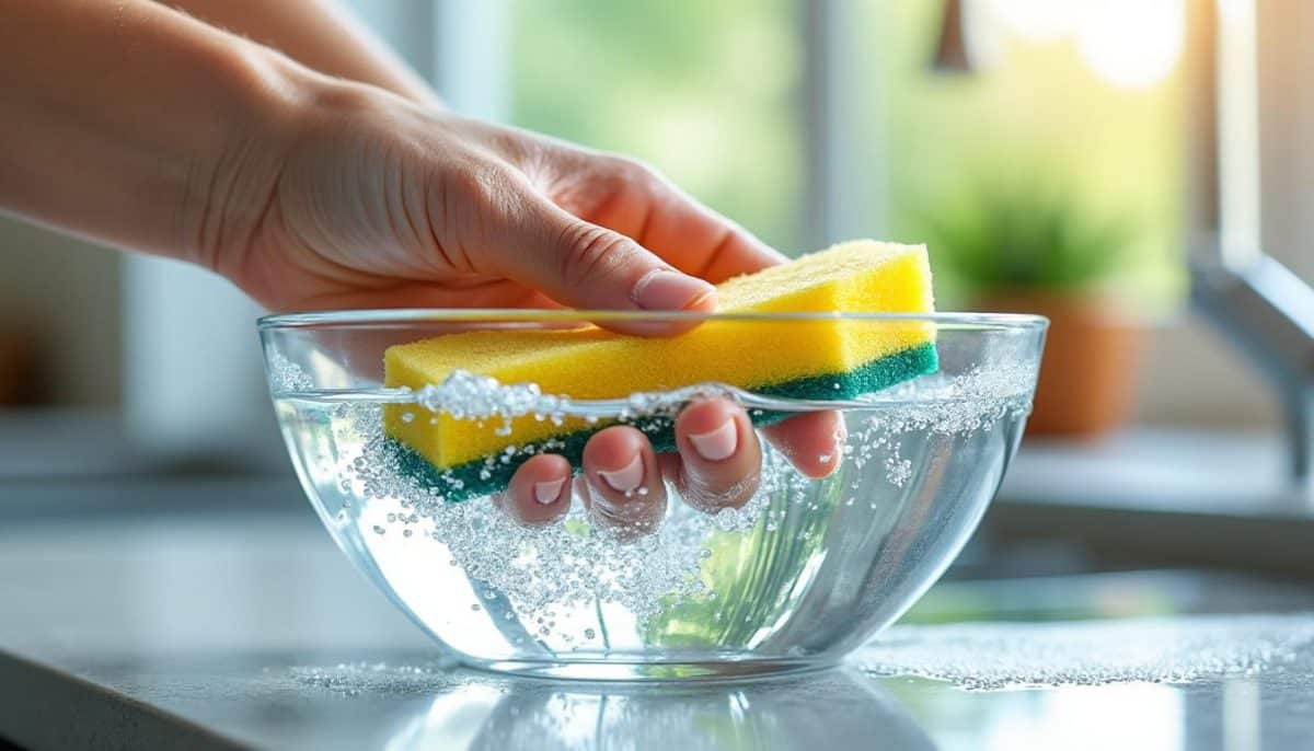 découvrez le geste simple et efficace qui élimine 99% des bactéries de votre éponge en seulement 30 secondes. protégez votre santé et améliorez votre hygiène domestique avec cette astuce rapide et pratique.