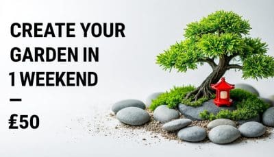 découvrez comment réaliser un magnifique jardin japonais miniature en seulement un weekend et pour seulement 50€. transformez votre espace extérieur en un havre de paix zen grâce à des conseils pratiques et des astuces simples.