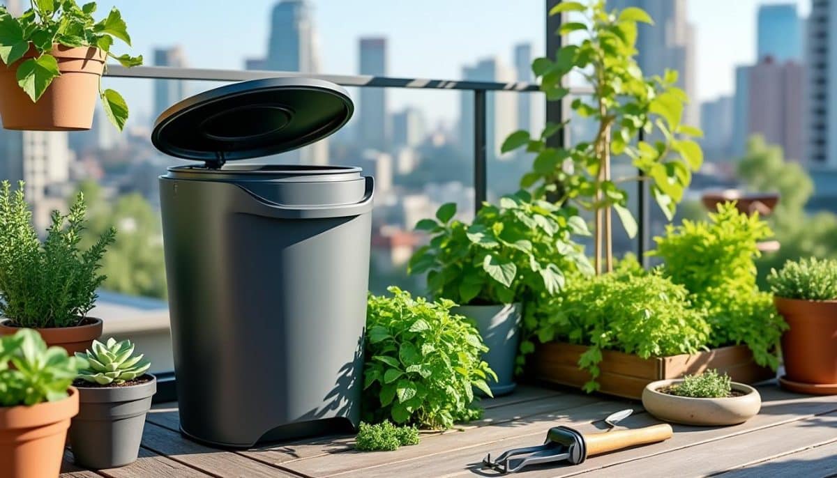 découvrez notre compostière express qui révolutionne votre jardinage en transformant vos déchets en précieux compost en seulement 3 semaines. idéale pour valoriser vos restes de cuisine et vos déchets verts, elle vous aide à enrichir votre sol de manière écologique et rapide.