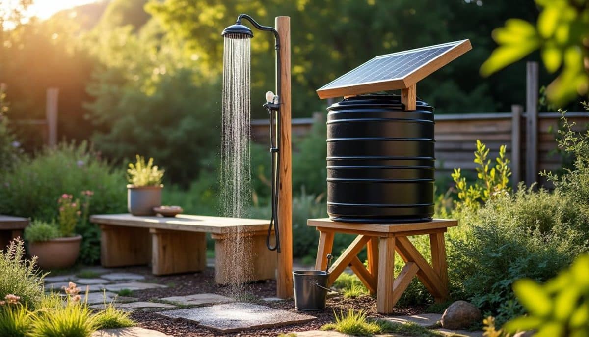 découvrez comment créer votre propre douche solaire diy qui chauffe l'eau jusqu'à 45°c sans utiliser d'électricité. profitez d'une expérience de douche chauffée et écologique, idéale pour le jardin ou la plage !