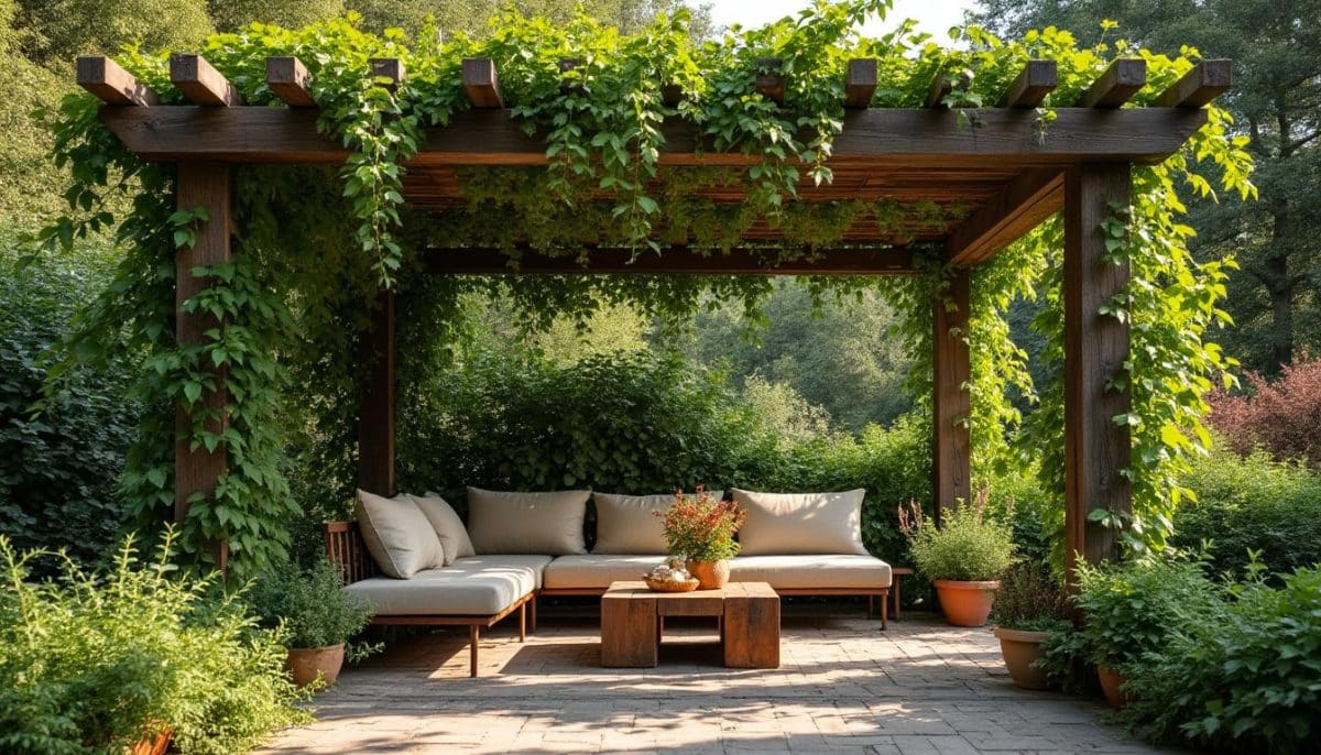 découvrez comment transformer votre extérieur en un havre de paix en seulement 2 mois grâce à notre tonnelle fleurie. créez un coin détente idyllique pour profiter de vos moments de liberté, entouré de fleurs et de verdure.