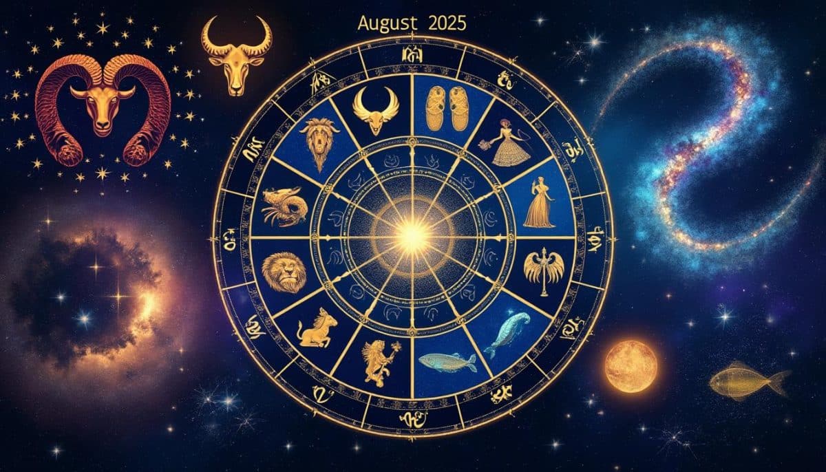 plongez dans votre horoscope d'août 2025 et explorez les prédictions détaillées pour chaque signe du zodiaque. découvrez les moments clés, les opportunités et les défis qui vous attendent ce mois-ci. ne manquez pas les conseils personnalisés pour mieux naviguer dans votre vie.