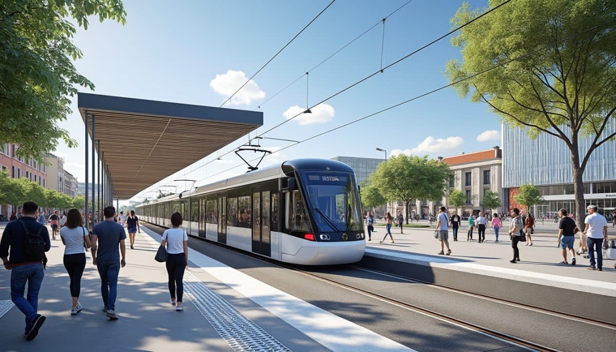 découvrez l’extension de la ligne 1 du tramway de montpellier, qui desservira le quartier cambacérès et la gare sud de france à partir d’octobre 2025. facilitez vos déplacements grâce à ce nouveau tronçon moderne et pratique !