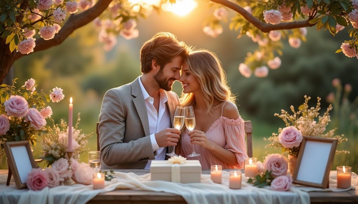 célébrez vos noces de crêpe avec des idées cadeaux originales et romantiques pour marquer vos ans de mariage en beauté.