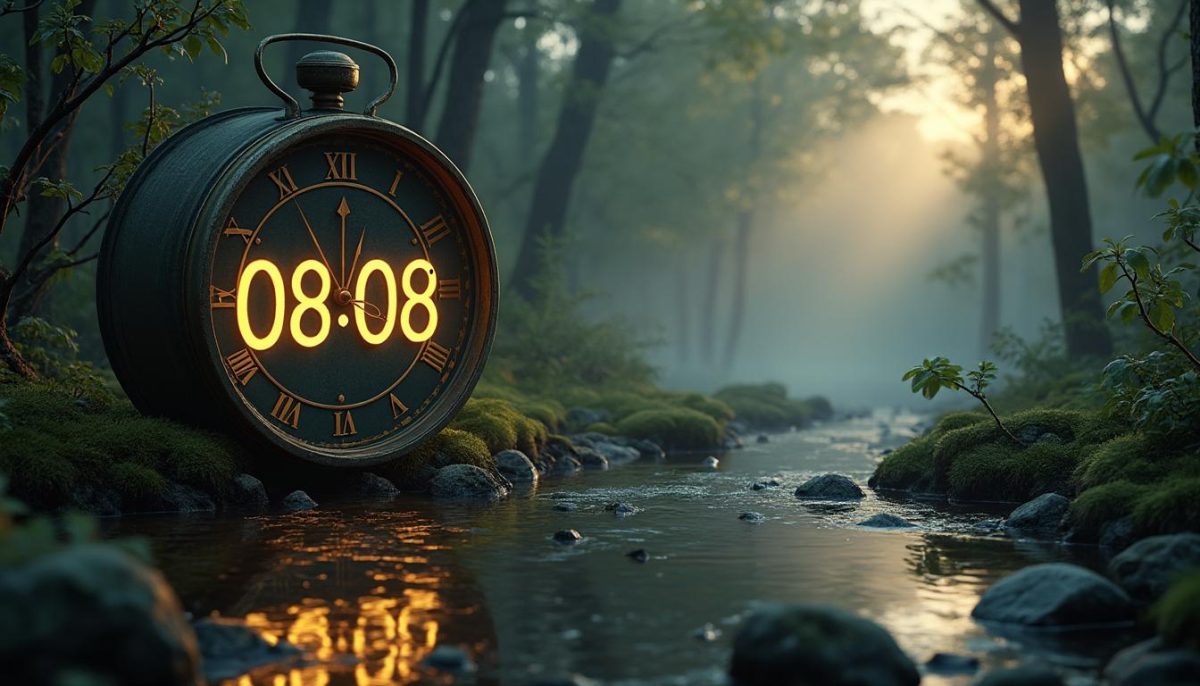 découvrez le secret de l'heure miroir 08h08 et explorez les mystères, significations spirituelles et messages cachés derrière ce double chiffre fascinant.