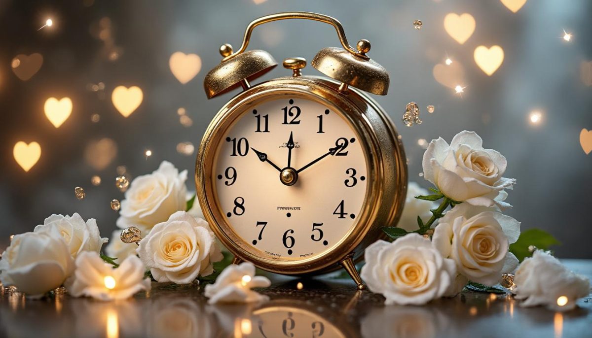 découvrez la signification de l'heure miroir 14h14 et son message caché en amour. explorez le symbolisme unique associé à ce phénomène mystérieux.