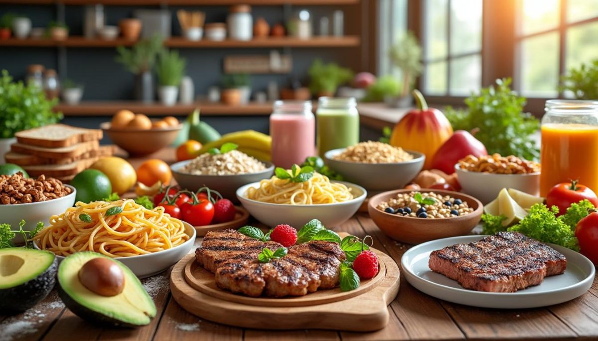 découvrez notre guide complet pour atteindre 4000 calories par jour avec un plan alimentaire détaillé et des idées de menus adaptées pour une alimentation équilibrée et énergisante.
