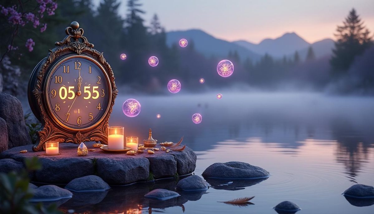 découvrez la signification profonde de l'heure miroir 05h55 et explorez les mystères ainsi que les révélations spirituelles qu'elle véhicule pour votre chemin de vie.