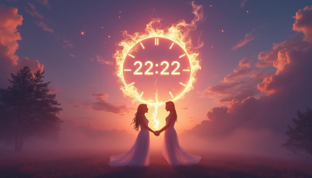 plongez dans la signification mystique de l'heure miroir h22 et découvrez le message secret des flammes jumelles pour mieux comprendre votre connexion spirituelle.