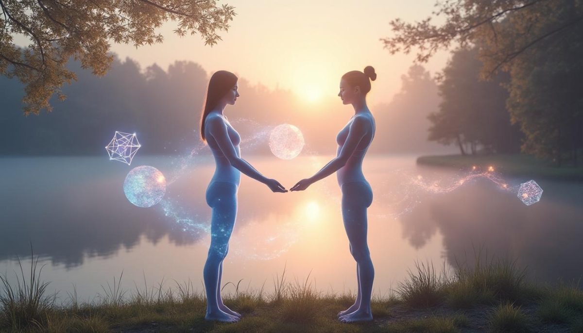 découvrez la signification spirituelle de l'heure miroir 06h06 et recevez des conseils pour comprendre la connexion profonde entre âmes sœurs et flammes jumelles.