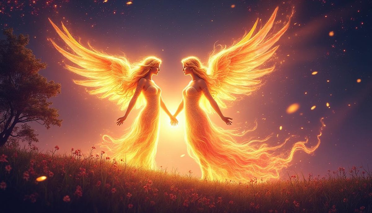 découvrez le chiffre mystique des flammes jumelles et recevez des messages d'amour puissants guidés par les anges pour renforcer votre connexion spirituelle.