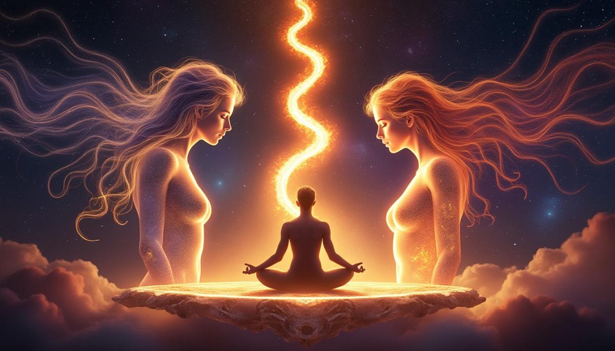 découvrez comment l'éveil de la kundalini et les rencontres de flammes jumelles peuvent transformer votre vie spirituelle grâce à ce guide essentiel pour une transformation profonde et authentique.