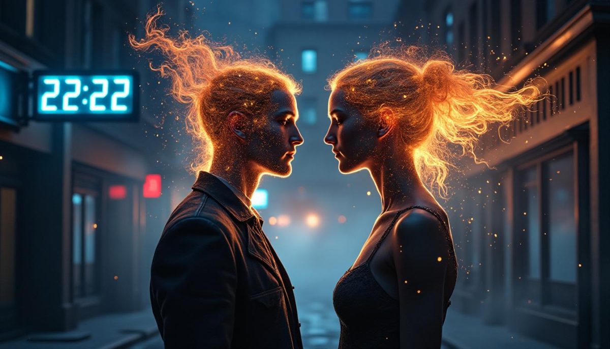 découvrez le décryptage de l'heure miroir 22h22, son message secret et son lien profond avec les flammes jumelles pour mieux comprendre cette synchronicité spirituelle.