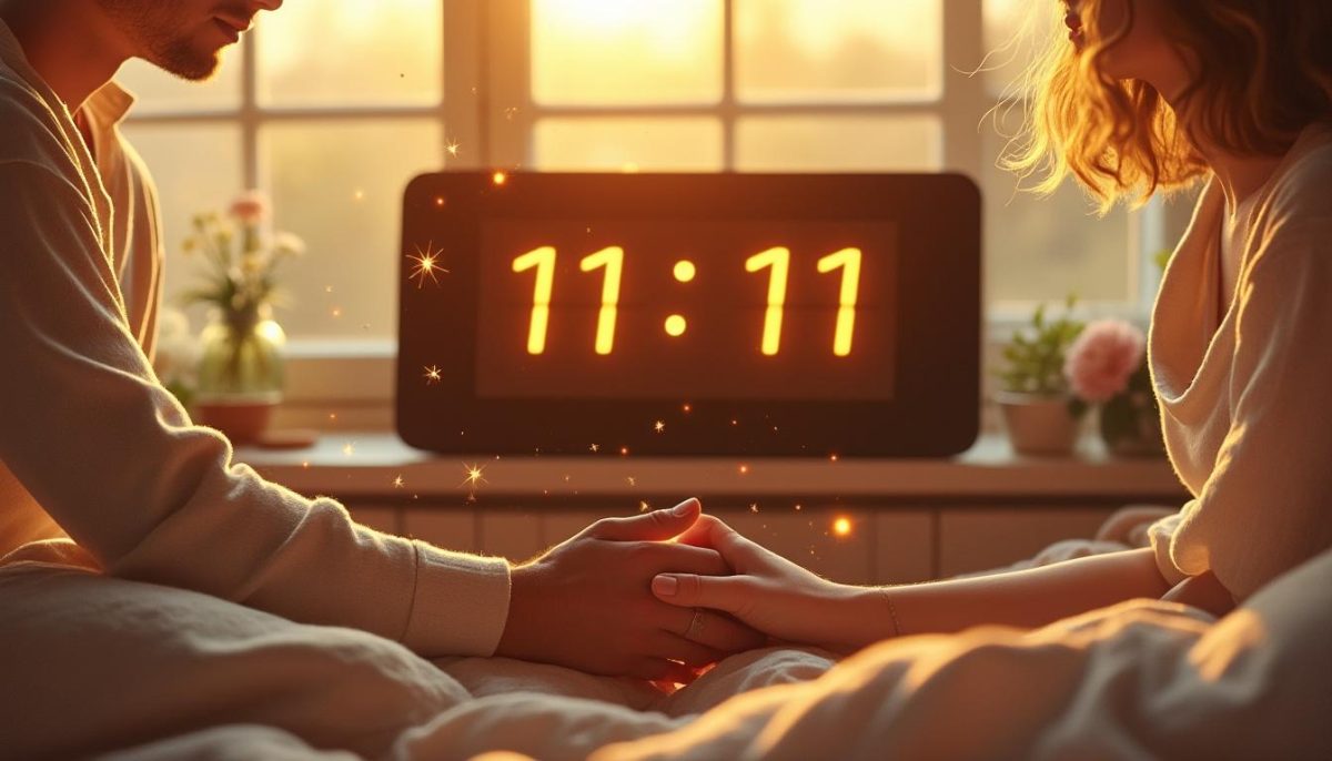 découvrez la signification spirituelle de l'heure miroir 11h11 en amour et le message secret qu'elle transmet pour votre vie sentimentale.