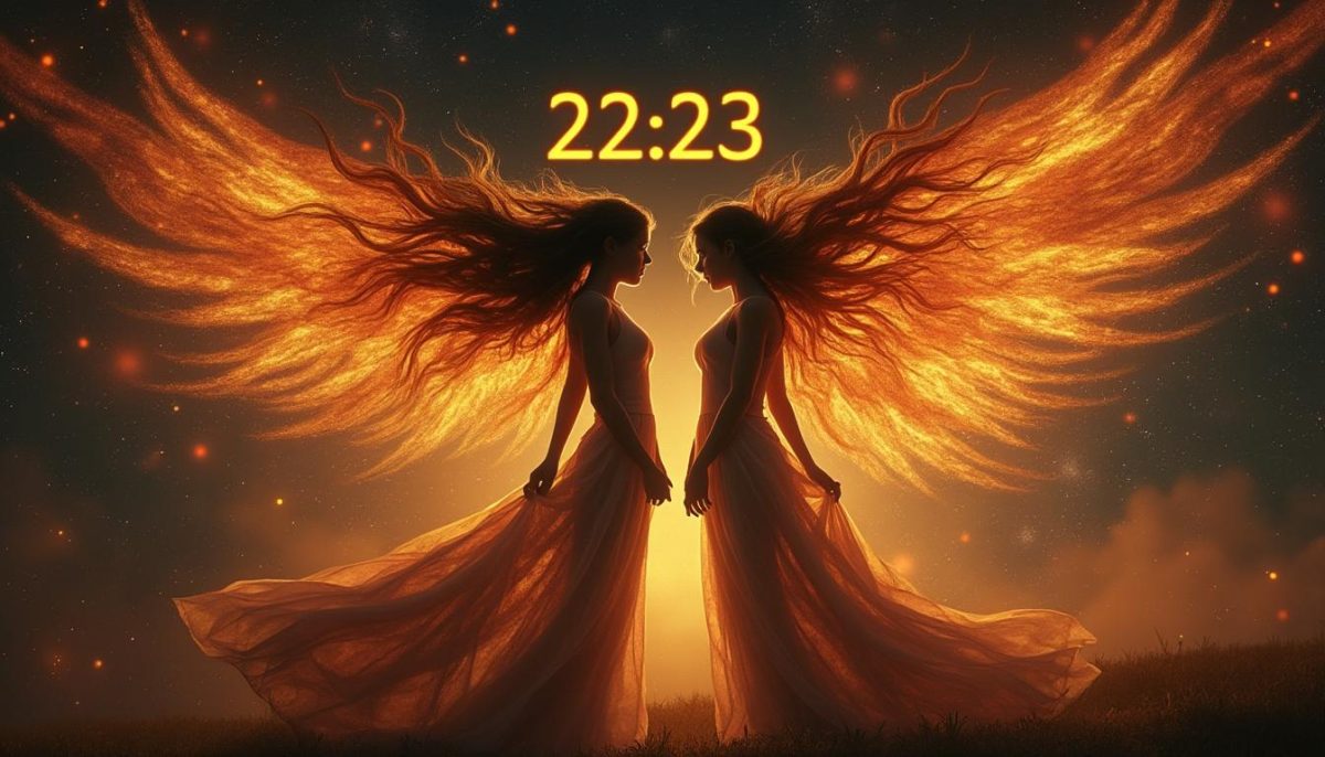 découvrez la signification de l'heure miroir 22h23 et le message secret qu'elle véhicule sur les flammes jumelles. plongez dans l'univers mystique des connexions d'âmes.